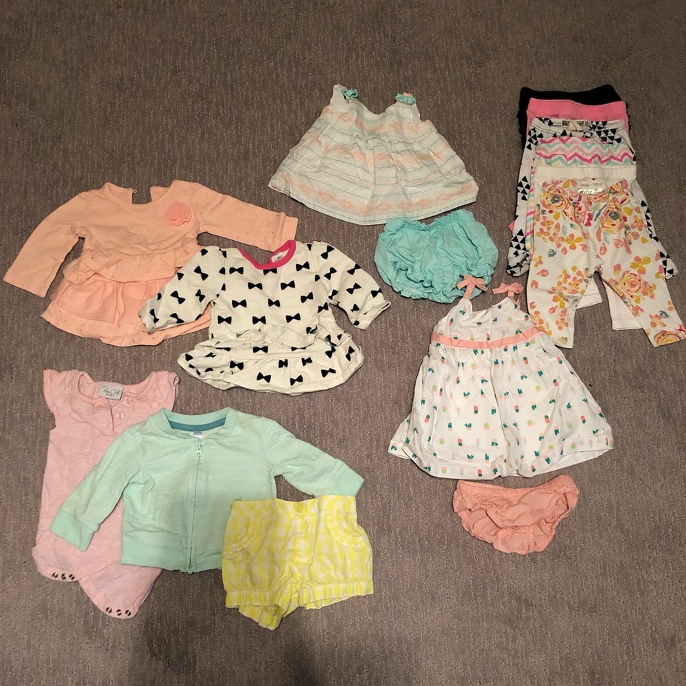 15 pcs. 0-3 month Baby Girls Clothes